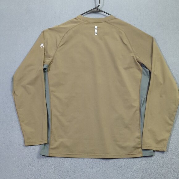 KUIU Shirt Men's XXL Brown Ultralight Long Sleeve Crew Hunting Tee - Picture 8 of 9